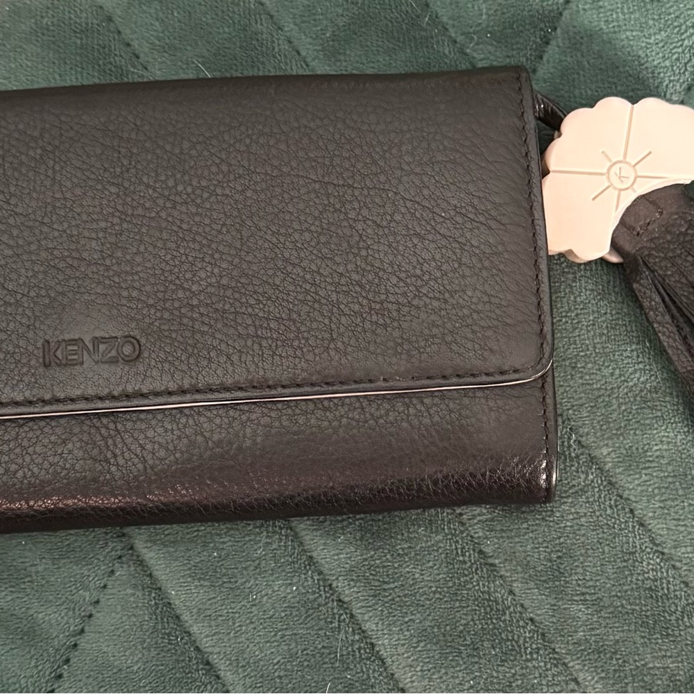 Kenzo Dark Brown Leather Wallet - Picture 2 of 5